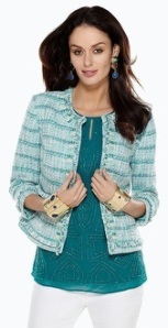Chicos - Chanel Jacket in Green